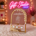 Personalized Nikah Acrylic Board Elegant Islamic Wedding Keepsake - Gift Studio Pakistan photo 1