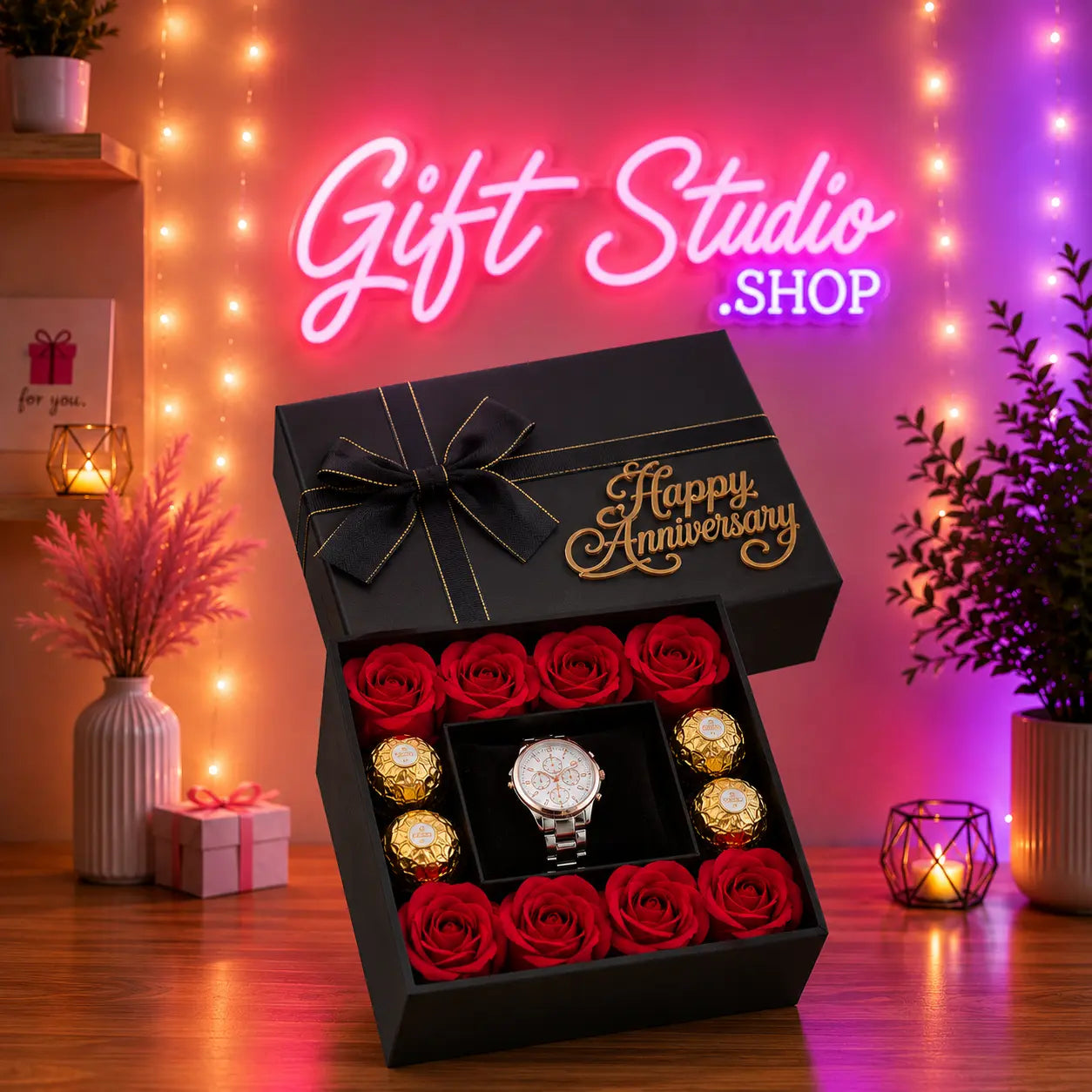 Watch Gift Box Pakistan Premium Watch Gift Set - Gift Studio Pakistan photo 1