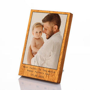 Customized Photos frame- Personalized wooden photo frame gift - My Store